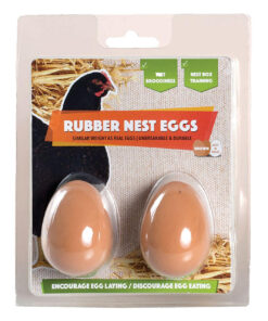 RUBBER NEST EGGS 2 PK