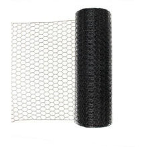 1" Galvanized and PVC Coated, Wire Hex Fencing